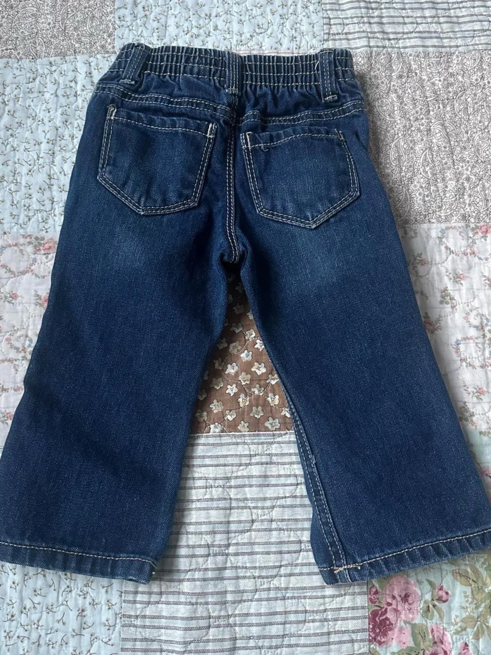 Oskosh toddlers' bootcut blue jeans